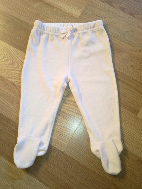 Bledoruzove  velurove polodupacky, f&f,74