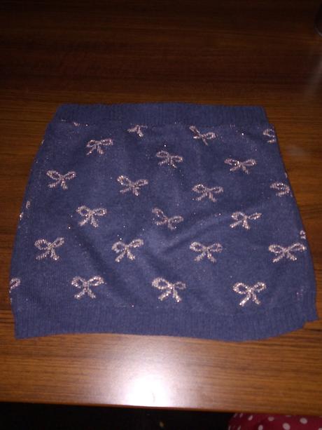 Modrá prechodná ligotavá sukňa h&m 2 az4r top stav, h&m,98