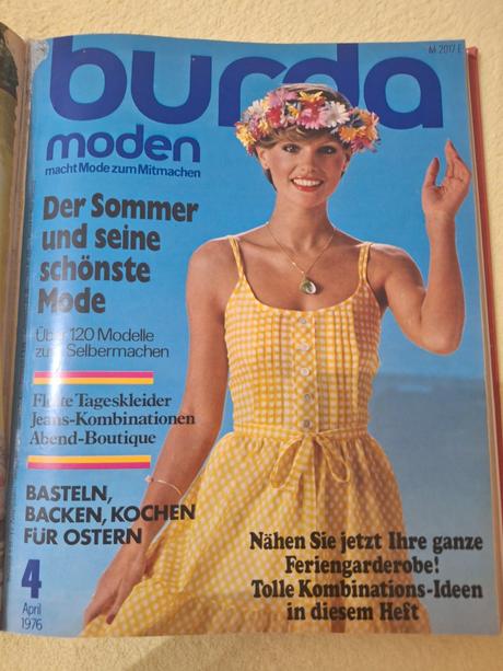 Zväzok retro burdy 1976 (1. polrok, čísla 1-6 ), 