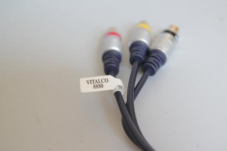 Krátky kábel vitalco av/aux, 