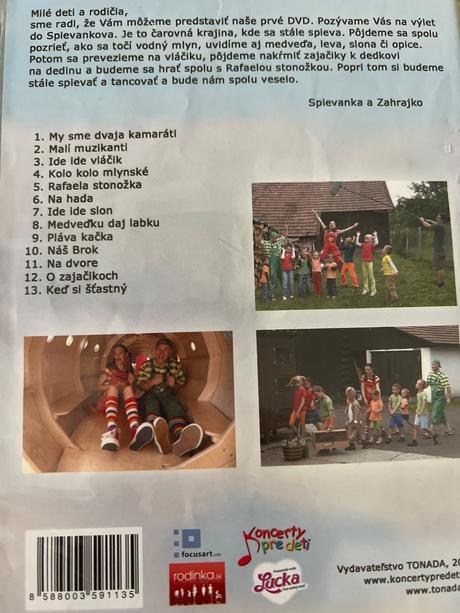 Dvd spievankovo 3ks, 