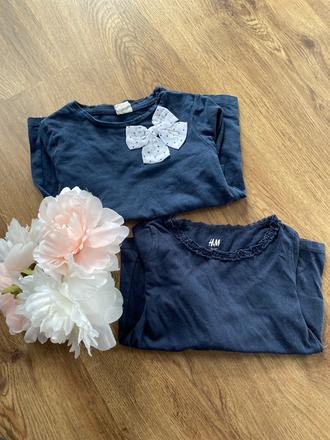 Tričko s mašľou, h&m,92