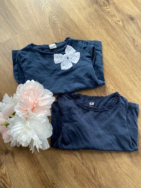 Tričko s mašľou, h&m,92