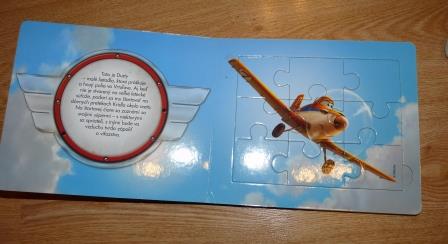 Lietadla, kniha + puzzle, 