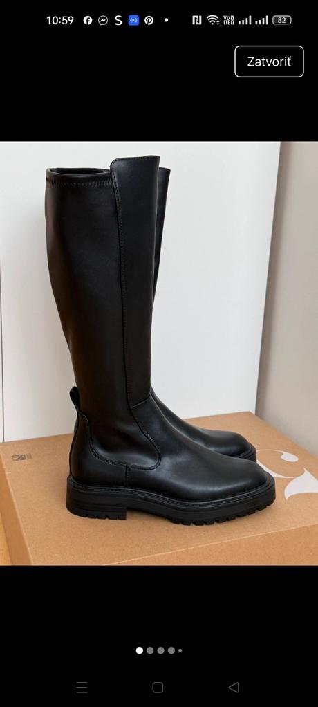 Krásne čižmy zara nové, zara,38