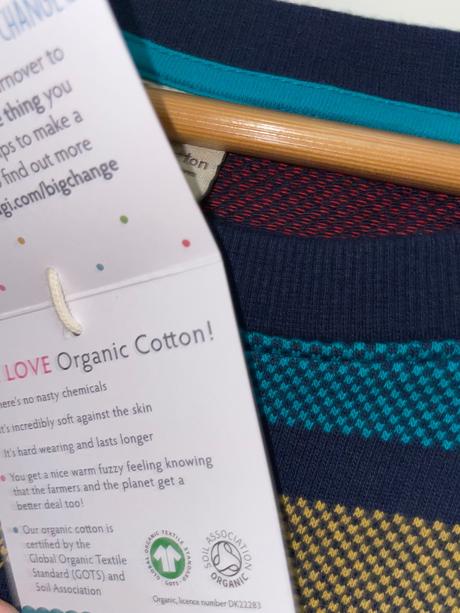 Krásny farebný svetrík z bio bavlny, 46 / 48