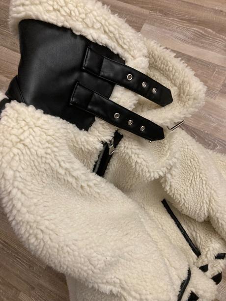 Krásna zimná kožušinová bunda, f&f,xl