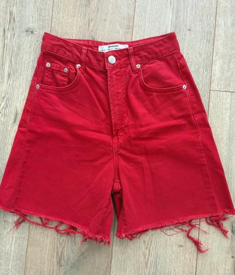 Riflové kraťasy + druhé grátis, bershka,xs