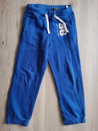 Tepláky chlapčenské modré, 116