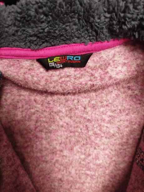 Hrubá, zateplená mikina, lewro,128