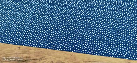 Bavlnená látka - hviezdičky na granatovej - cena z, 