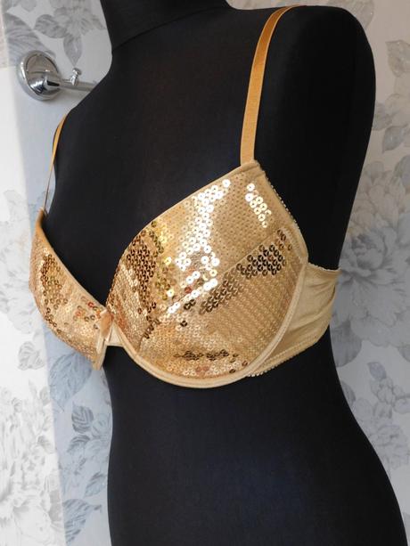 Kvalitná zlata podprsenka, 85b