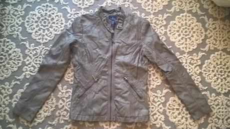 Podšívaná koženková bunda, tom tailor,36