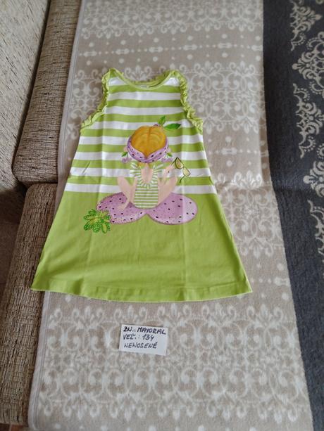 Nenosené letné šaty zn.mayoral veľ.134, mayoral,134