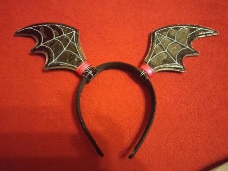 Čelenka netopier a halloween,