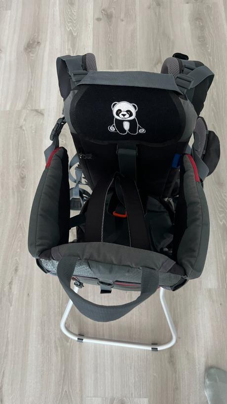 Turistiský nosič corazon panda červený, 