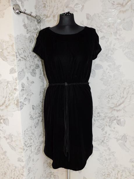 Pekne zamatove saty, lindex,36