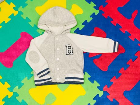 H&m tepláková bejzbalová bundička/mikina v. 68, h&m,68