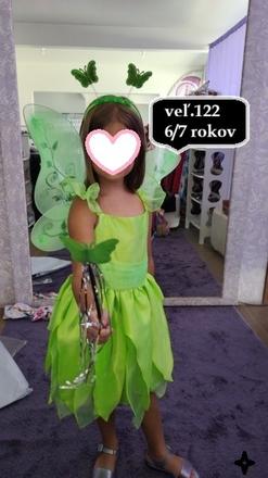 Cililing víla zvonilka 6/7 rokov 122,