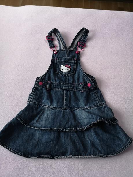 Riflove šaty hello kitty, 116