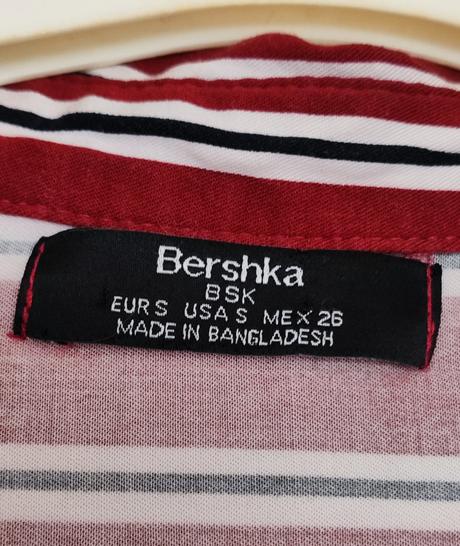 Pruhovaná blúzka bershka, bershka,s