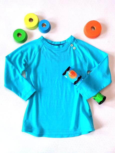 Merino tričko s dlhým rukávom, 80 - 122