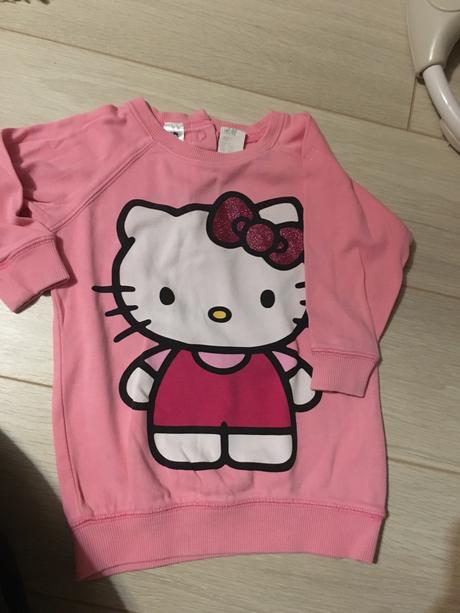 Mikinka hello kitty, h&m,74