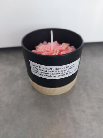 Sojova sviecka- darcek, 