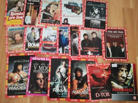 Ponúkam zbierku cca 100 ks dvd v top stave, 