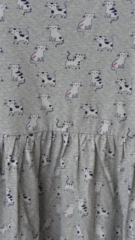 Šaty s mačičkami,4-5r, f&f,110