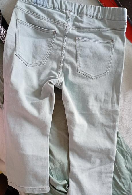 Elastické capri rifle s vačkami s/m, m