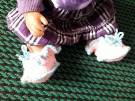 Baby born babika + nadherny pleteny set,