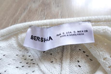 Mäkké plet. šaty bershka, bershka,s