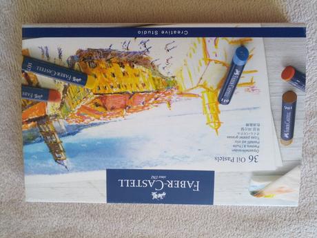 Faber castell 36 oil pastels, 
