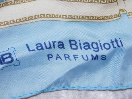 Laura biagiotti luxusna hodvabna šatka, l