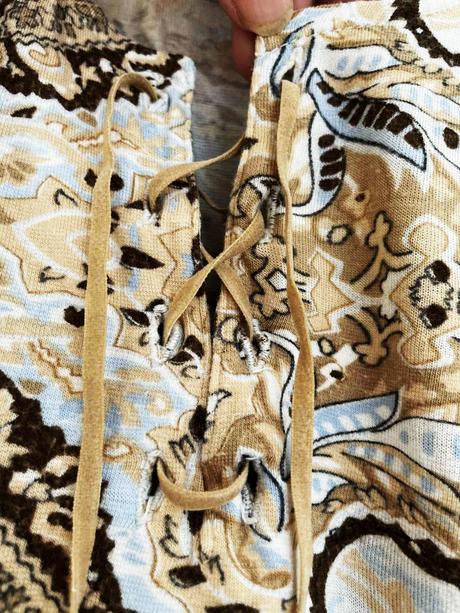 Tričko na šnurovanie, l