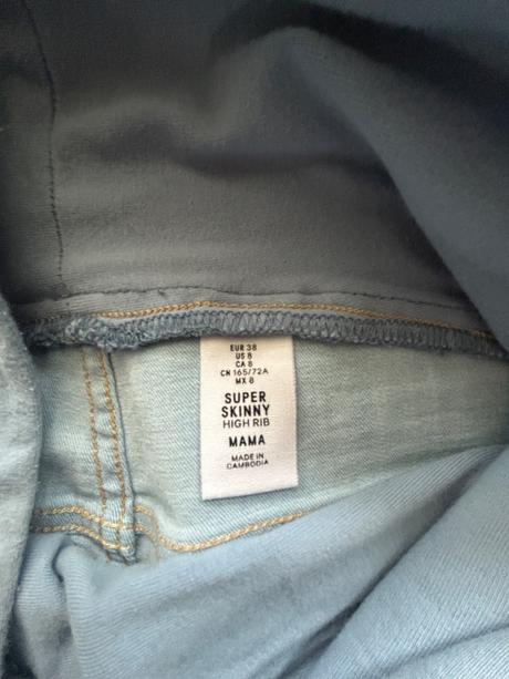 Tehotenské rifle, h&m,m