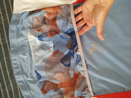 Modrý cyklo dres l/44, crivit,l