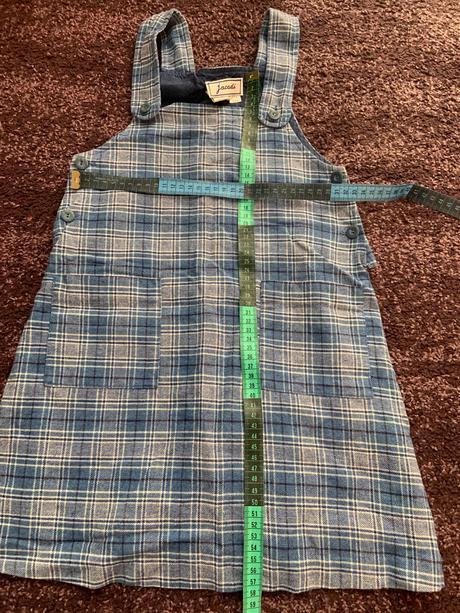 Flanelové šaty na traky, 122