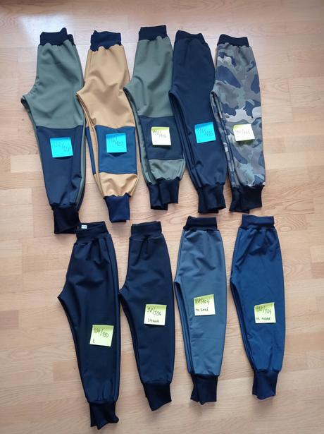 Softshellove nohavice, 98 - 134