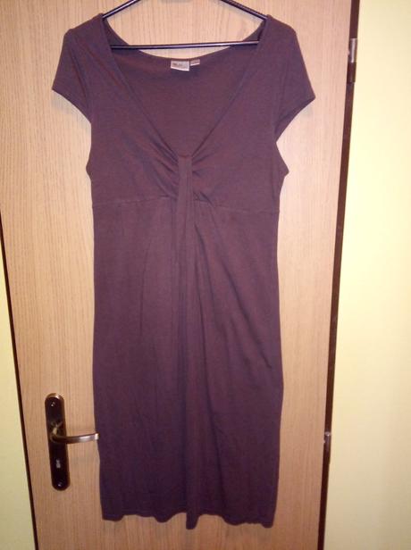 Hnede bavlnene saty vel. 38/40 ackove top stav, 40