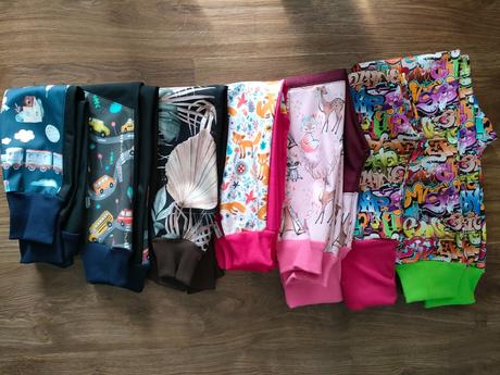 Jarné nezateplene sofsthellove nohavice, 80 - 140