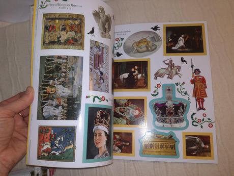 Usborne royal london sticker book, 