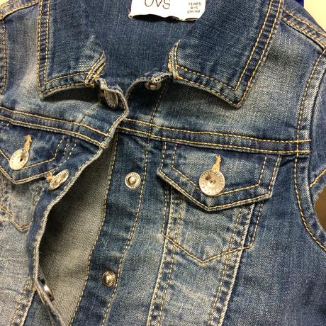 Vesta rifľová dievčenská ovs č.110, 4-5y, ovs,110