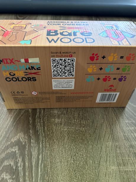 Kipod nove - poskladaj a vymaluj si medvedíka, 