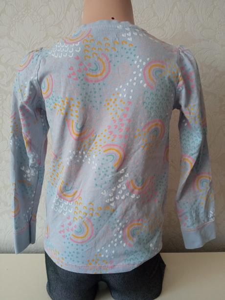 Dievčenské pyžamo vrch dúha tu (6-7r.), tu,116