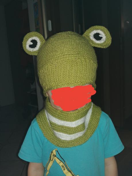 Háčkovaný set žabka, 98