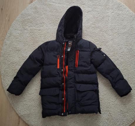 Zimny kabat 128/134, c&a,134