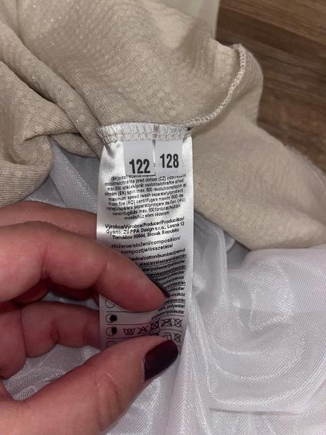 Traková sukňa glitter zlatá zuppa, 128