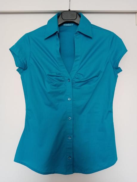 Košeľa tyrkysová, terranova,s
